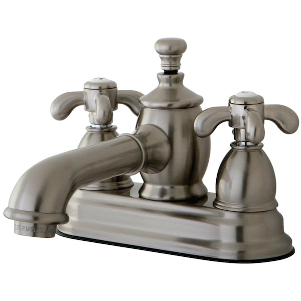 KS7008TX 4" Centerset Bathroom Faucet, Brushed Nickel